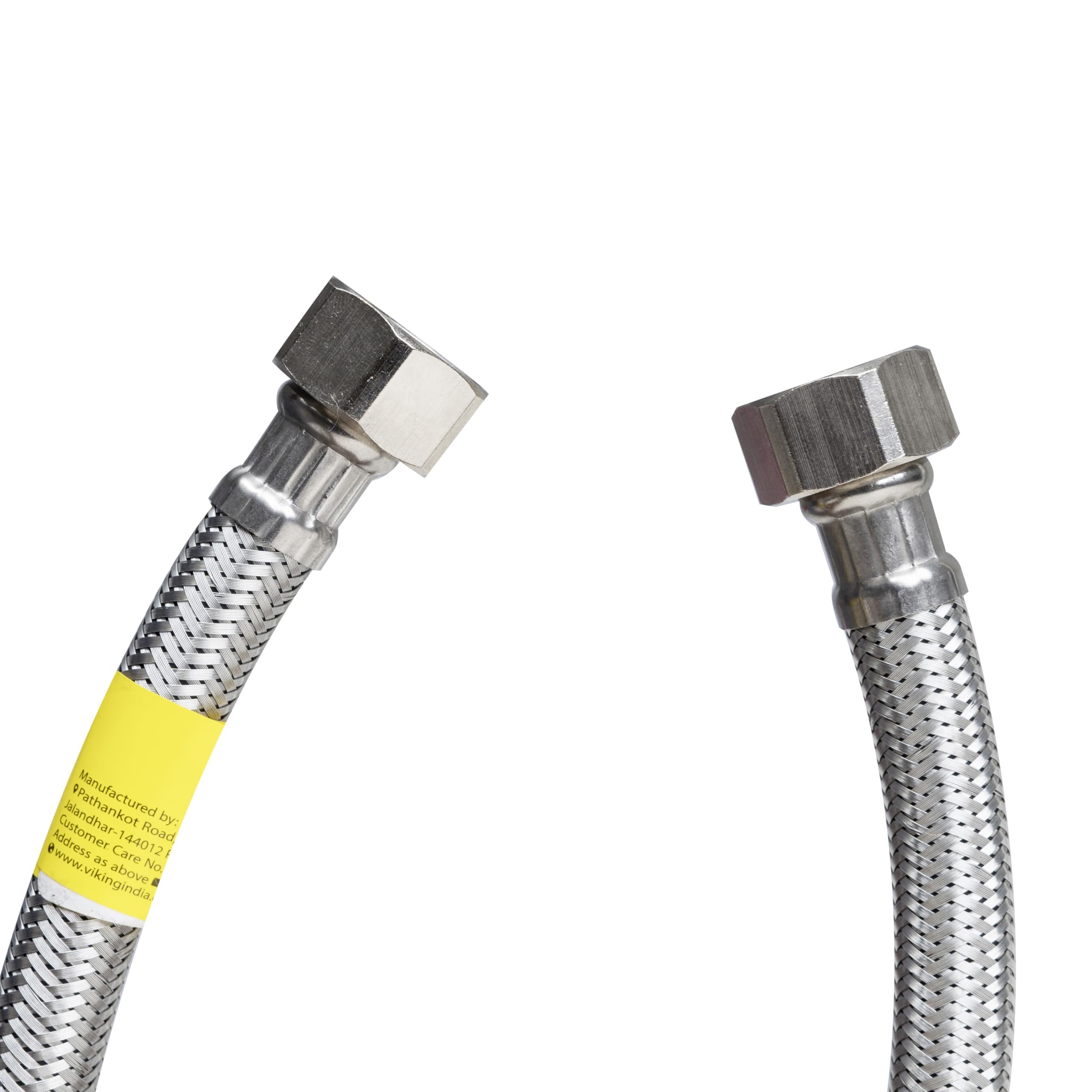 VIKING 3018 450mm (18?) Long Stainless Steel (Italia) Braided